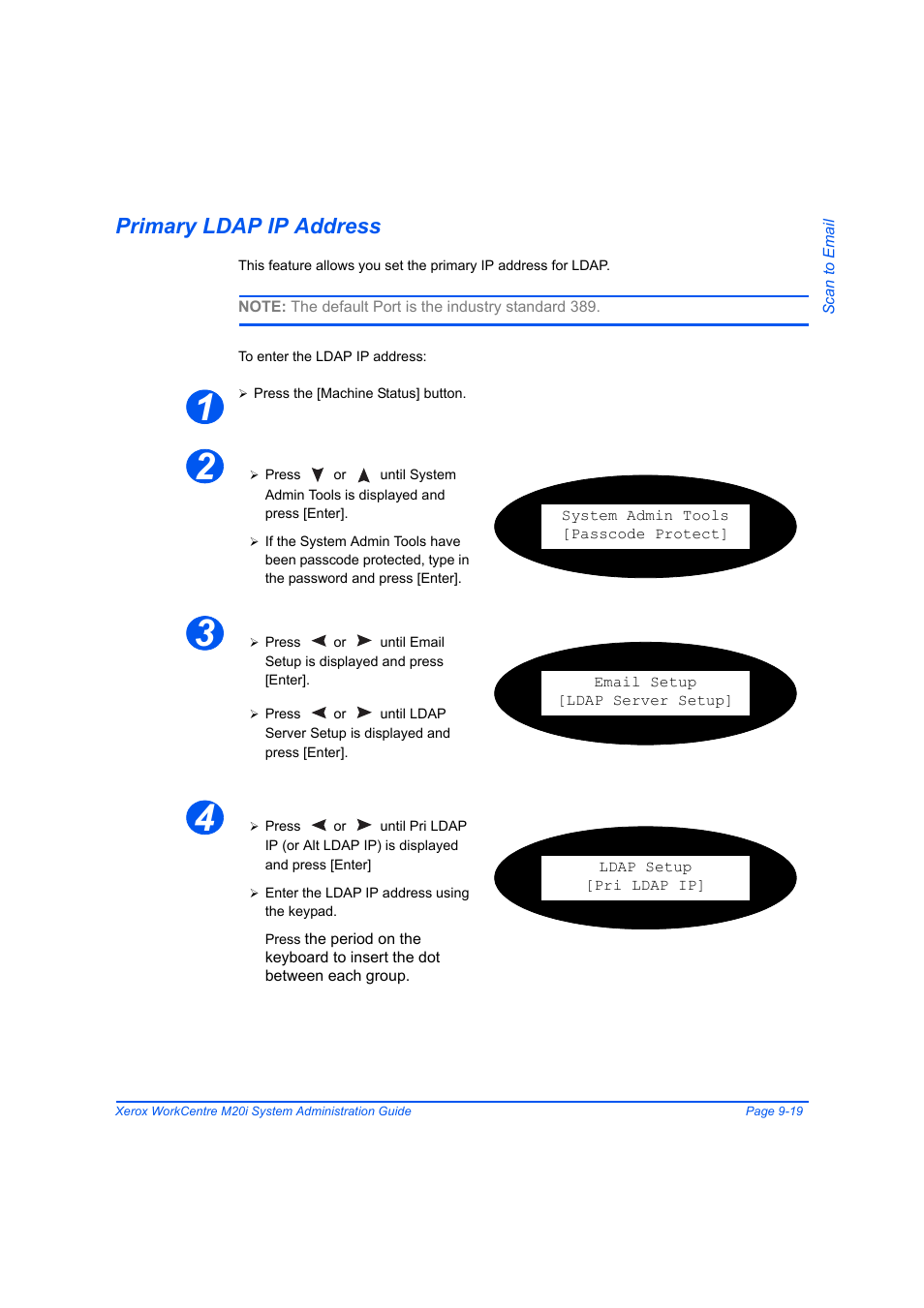 Primary ldap ip address, Primary ldap ip address -19 | Xerox WorkCentre M20-M20i-2723 User Manual | Page 145 / 218