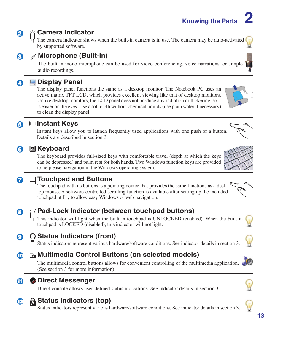 Asus E3179 User Manual | Page 13 / 91