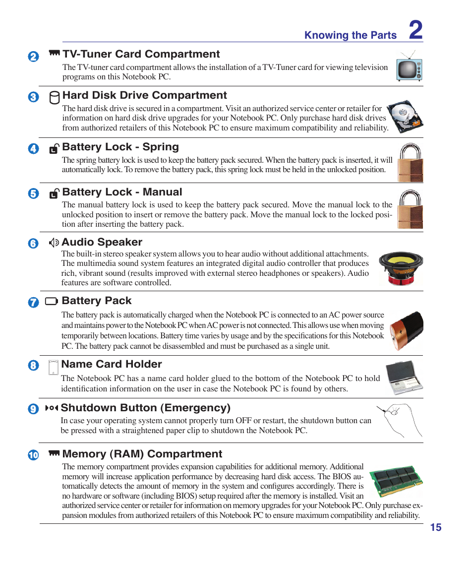 Asus E3179 User Manual | Page 15 / 91