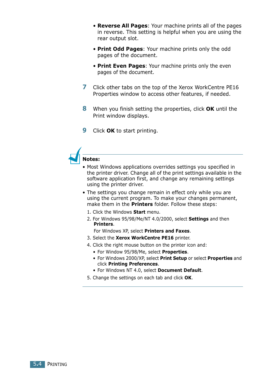 Xerox WorkCentre PE16-i-4381 User Manual | Page 71 / 201