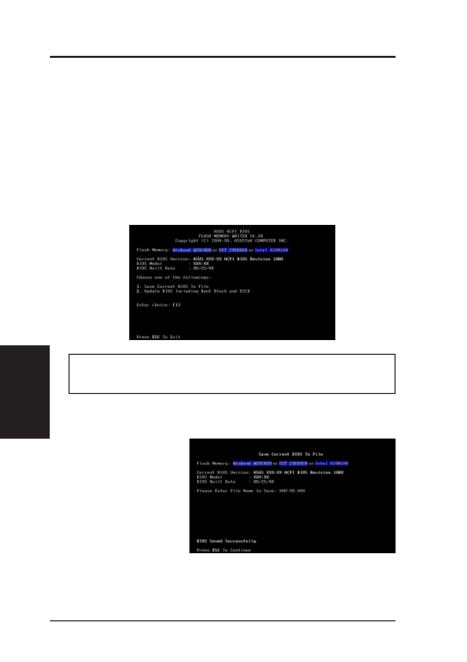 Iv. bios software, Support software, Main menu | Asus P5A User Manual | Page 36 / 72