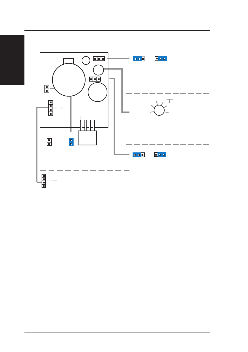 Vi. asus cidb, Asus cidb additional considerations, Setting up the asus cidb | 64 asus p5a user’s manual, Connectors vi. asus cidb | Asus P5A User Manual | Page 64 / 72