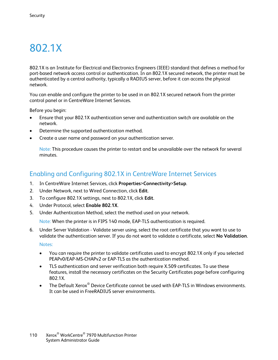 Xerox WorkCentre 7970-2606 User Manual | Page 110 / 268