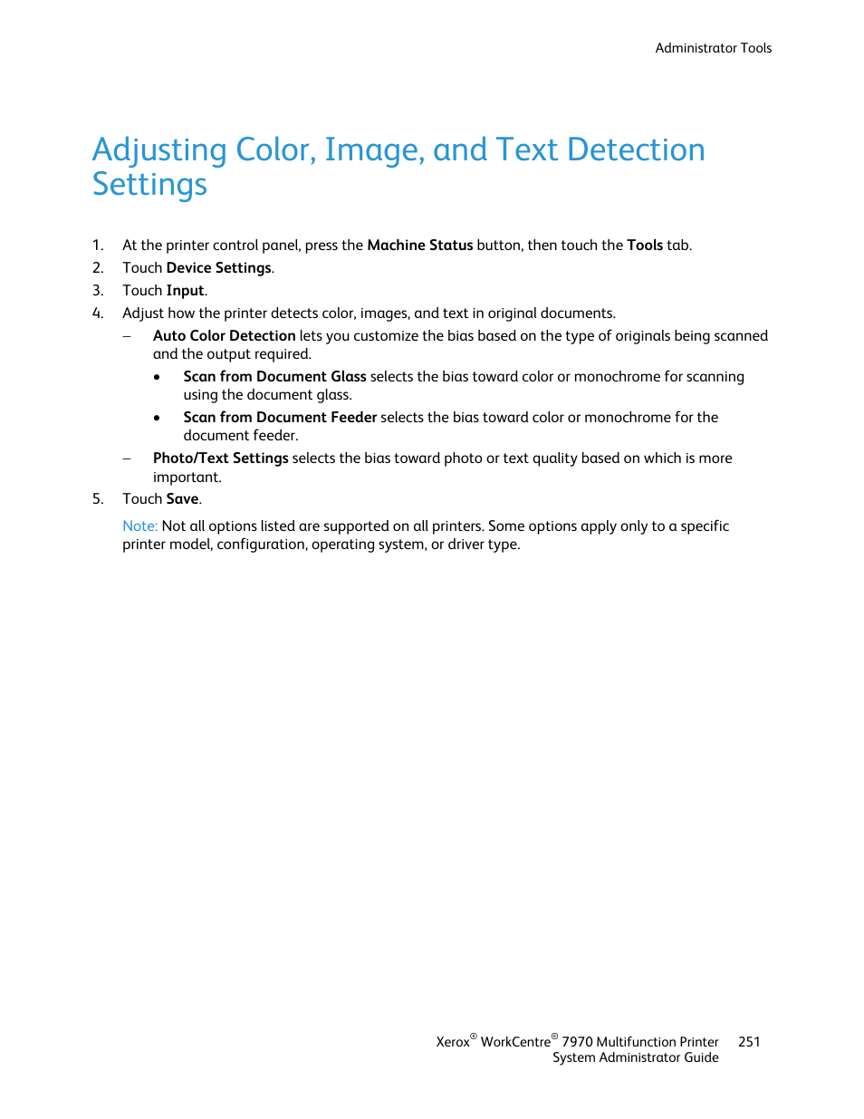 Xerox WorkCentre 7970-2606 User Manual | Page 251 / 268