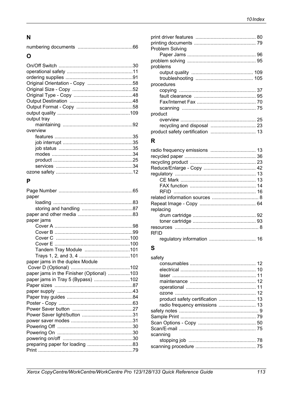 Xerox WorkCentre M123-M128-3048 User Manual | Page 114 / 115