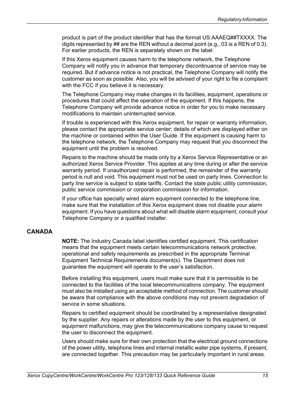 Xerox WorkCentre M123-M128-3048 User Manual | Page 16 / 115