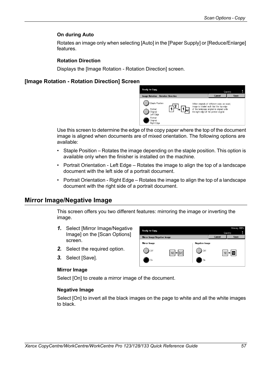 Mirror image/negative image | Xerox WorkCentre M123-M128-3048 User Manual | Page 58 / 115