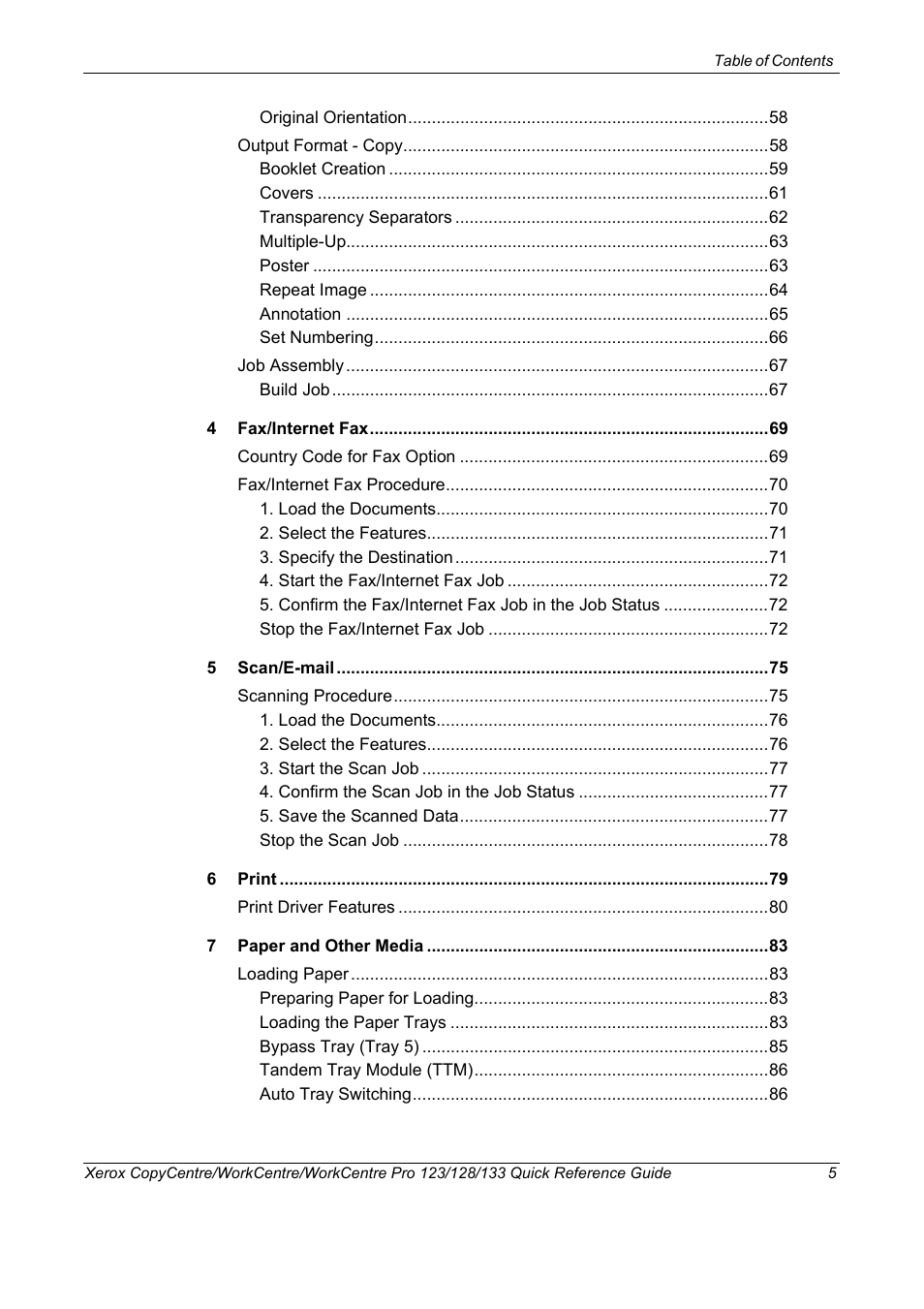 Xerox WorkCentre M123-M128-3048 User Manual | Page 6 / 115