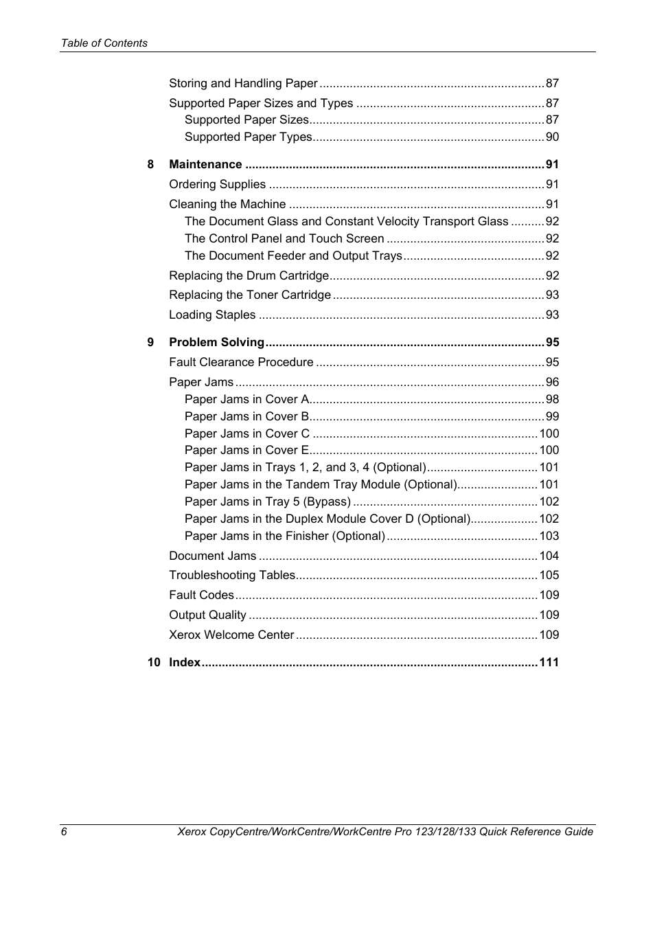 Xerox WorkCentre M123-M128-3048 User Manual | Page 7 / 115