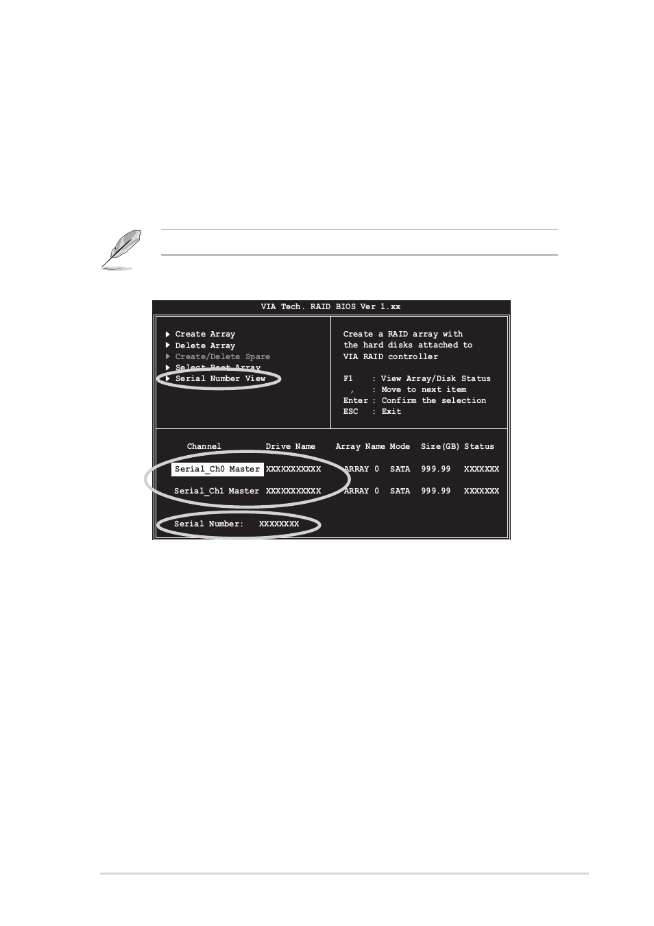 Serial number view, Asus a8v motherboard 5-19 | Asus A8V User Manual | Page 117 / 122