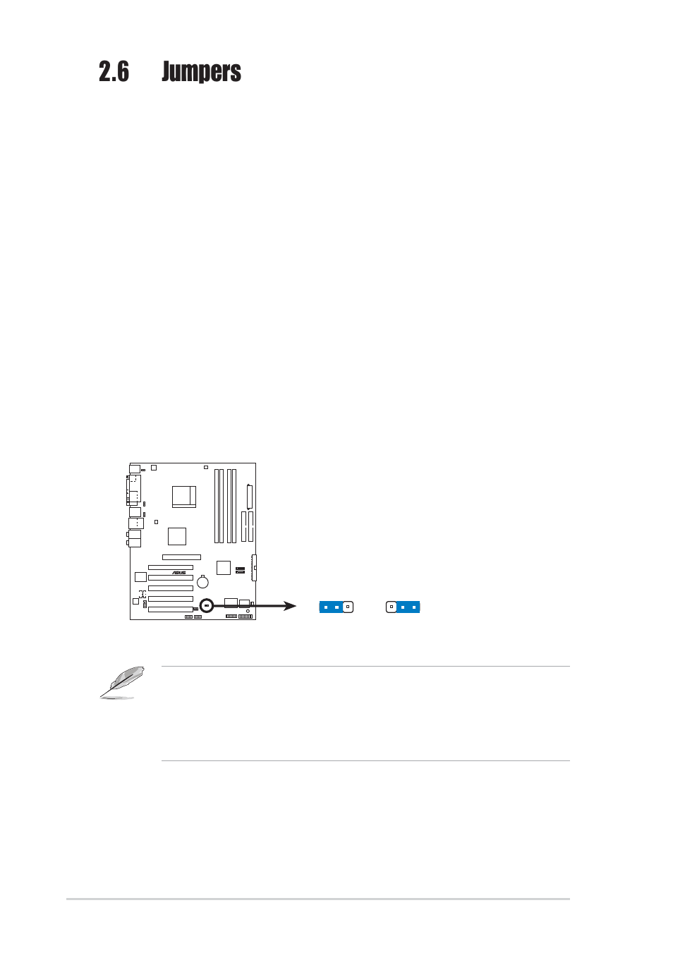 6 jumpers | Asus A8V User Manual | Page 40 / 122