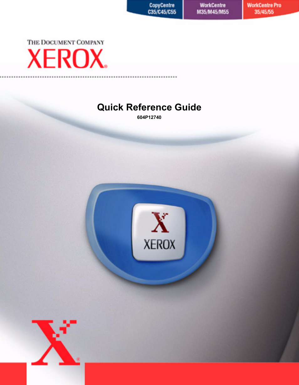 Xerox WorkCentre M45-4033 User Manual | 189 pages