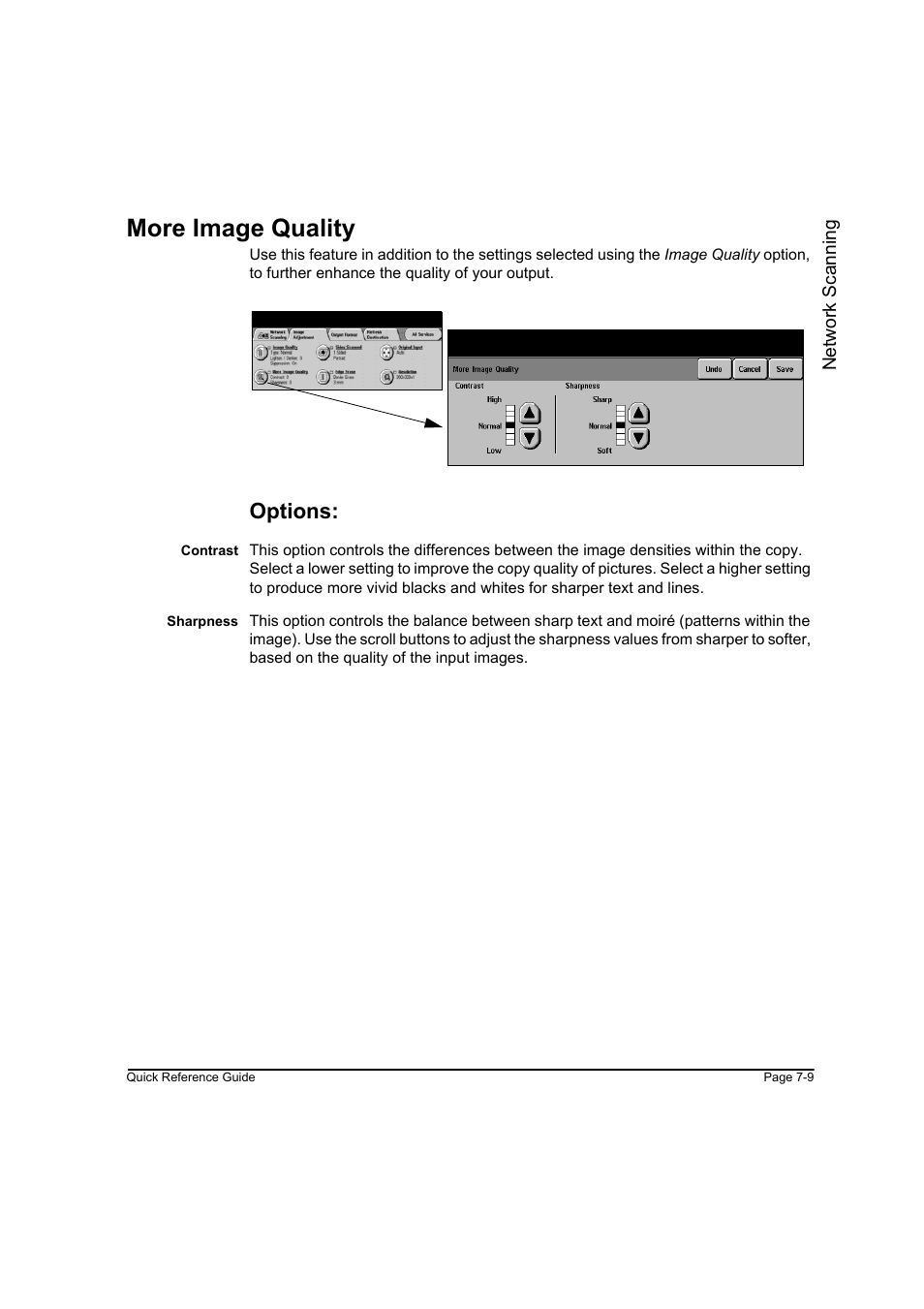 More image quality, Options, More image quality -9 | Xerox WorkCentre M45-4033 User Manual | Page 138 / 189