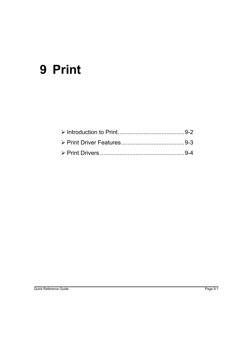 9 print, 9 print -1 | Xerox WorkCentre M45-4033 User Manual | Page 166 / 189