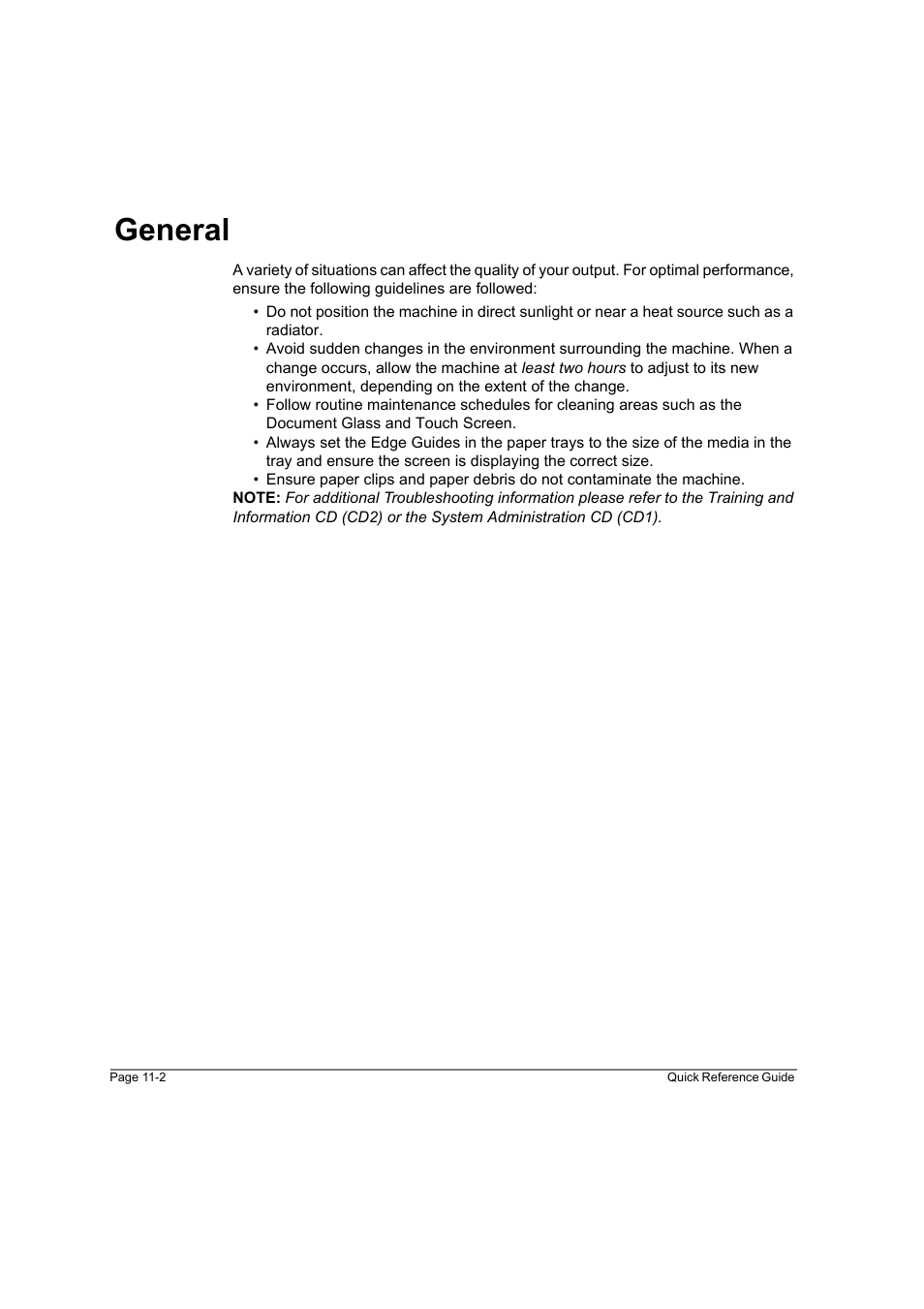 General, General -2 | Xerox WorkCentre M45-4033 User Manual | Page 177 / 189