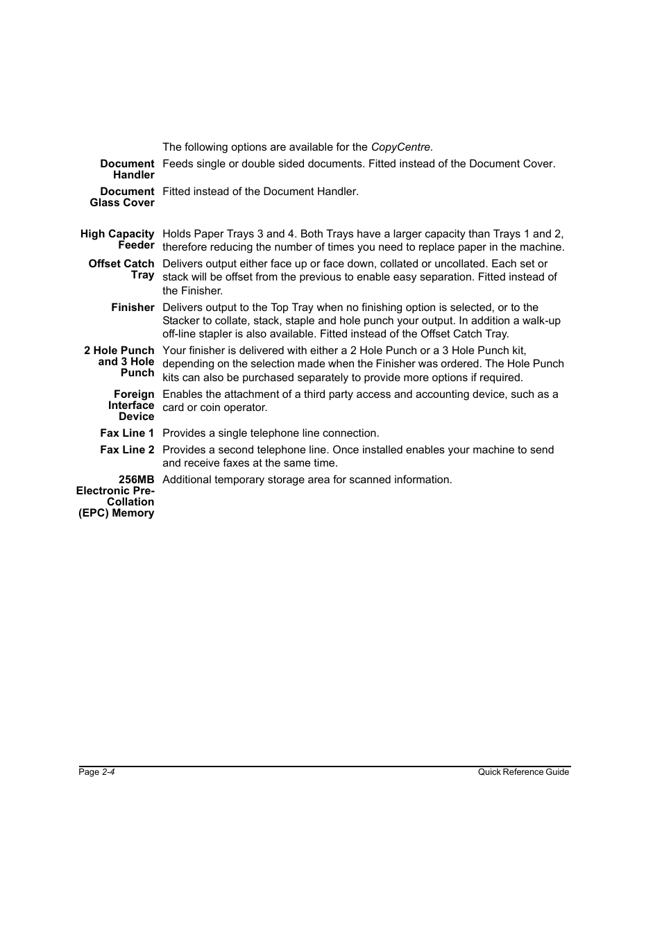 Xerox WorkCentre M45-4033 User Manual | Page 29 / 189