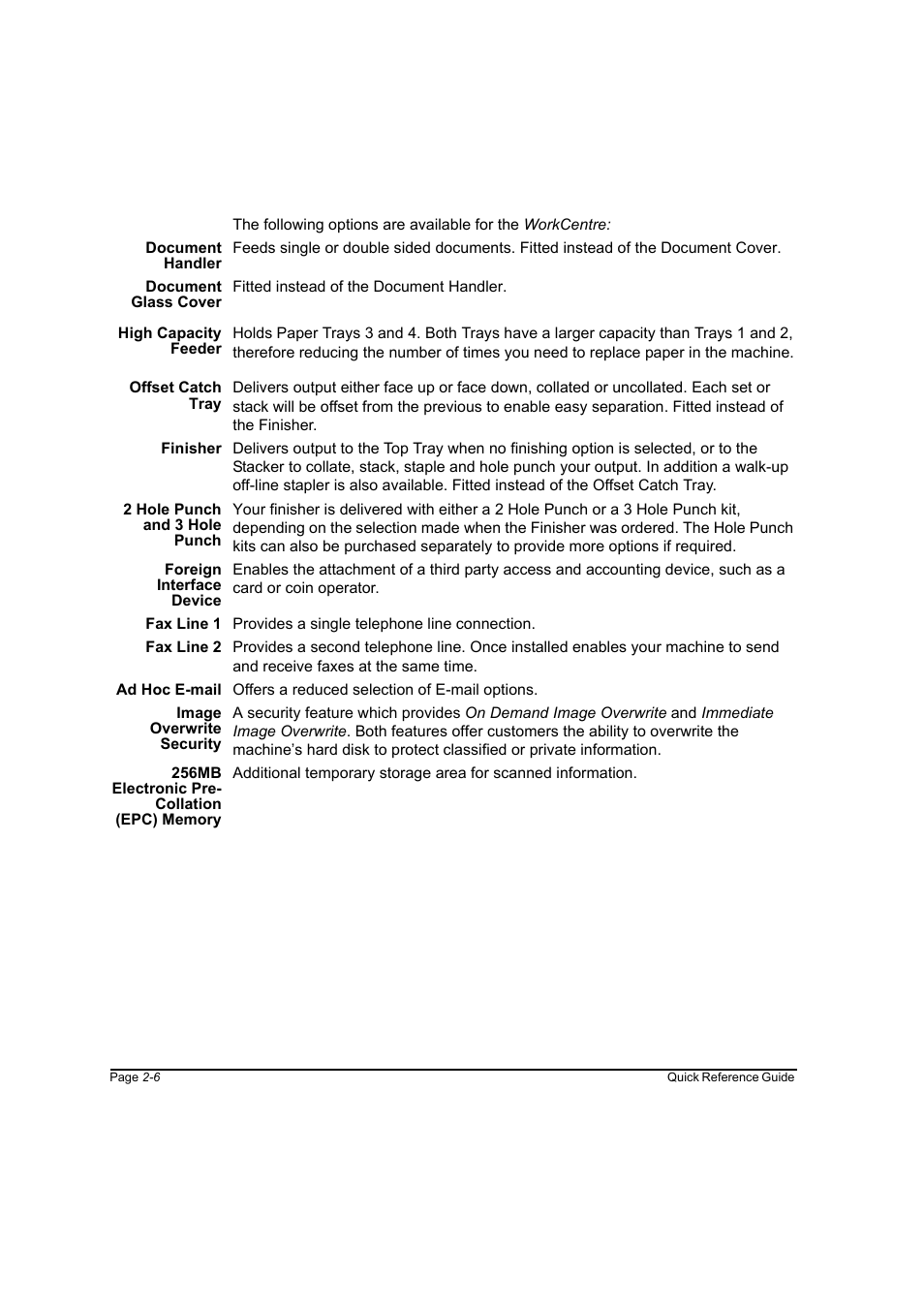 Xerox WorkCentre M45-4033 User Manual | Page 31 / 189