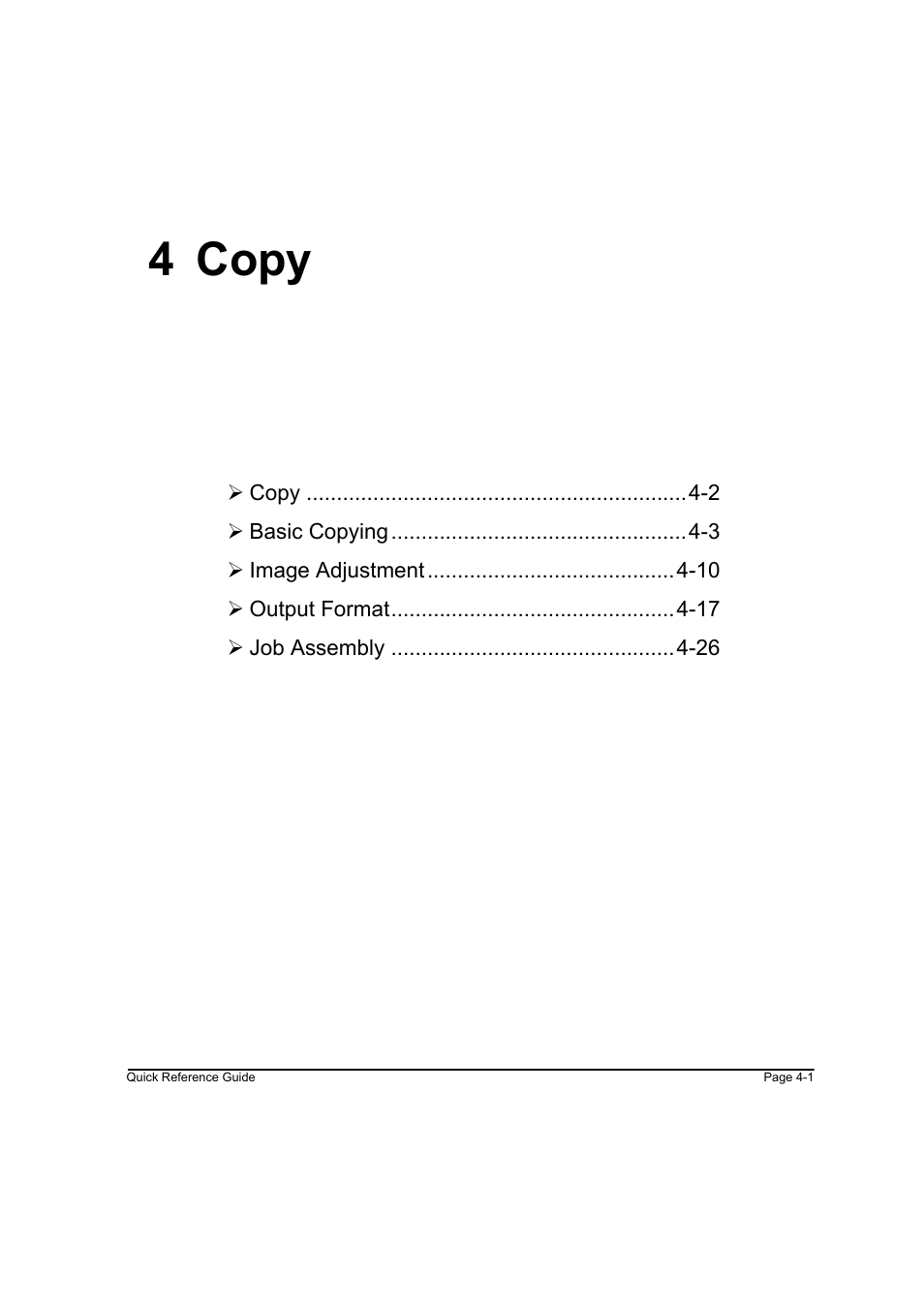 4 copy, 4 copy -1 | Xerox WorkCentre M45-4033 User Manual | Page 50 / 189