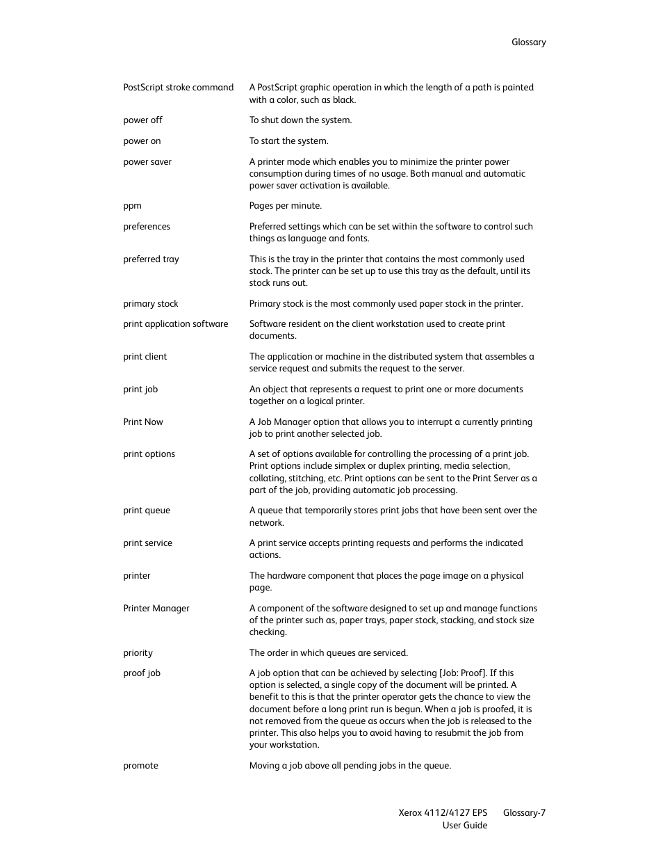 Xerox 4112-4127 Enterprise Printing System-4612 User Manual | Page 215 / 224