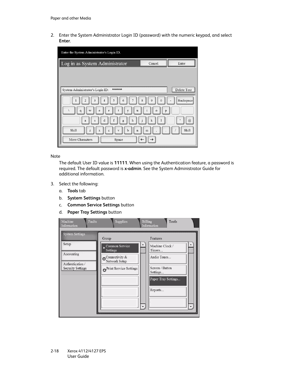 Xerox 4112-4127 Enterprise Printing System-4612 User Manual | Page 38 / 224