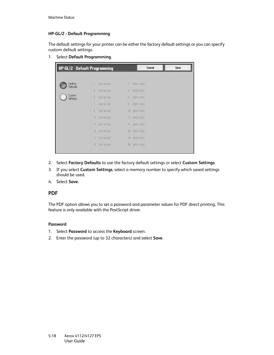 Pdf -18 | Xerox 4112-4127 Enterprise Printing System-4612 User Manual | Page 78 / 224