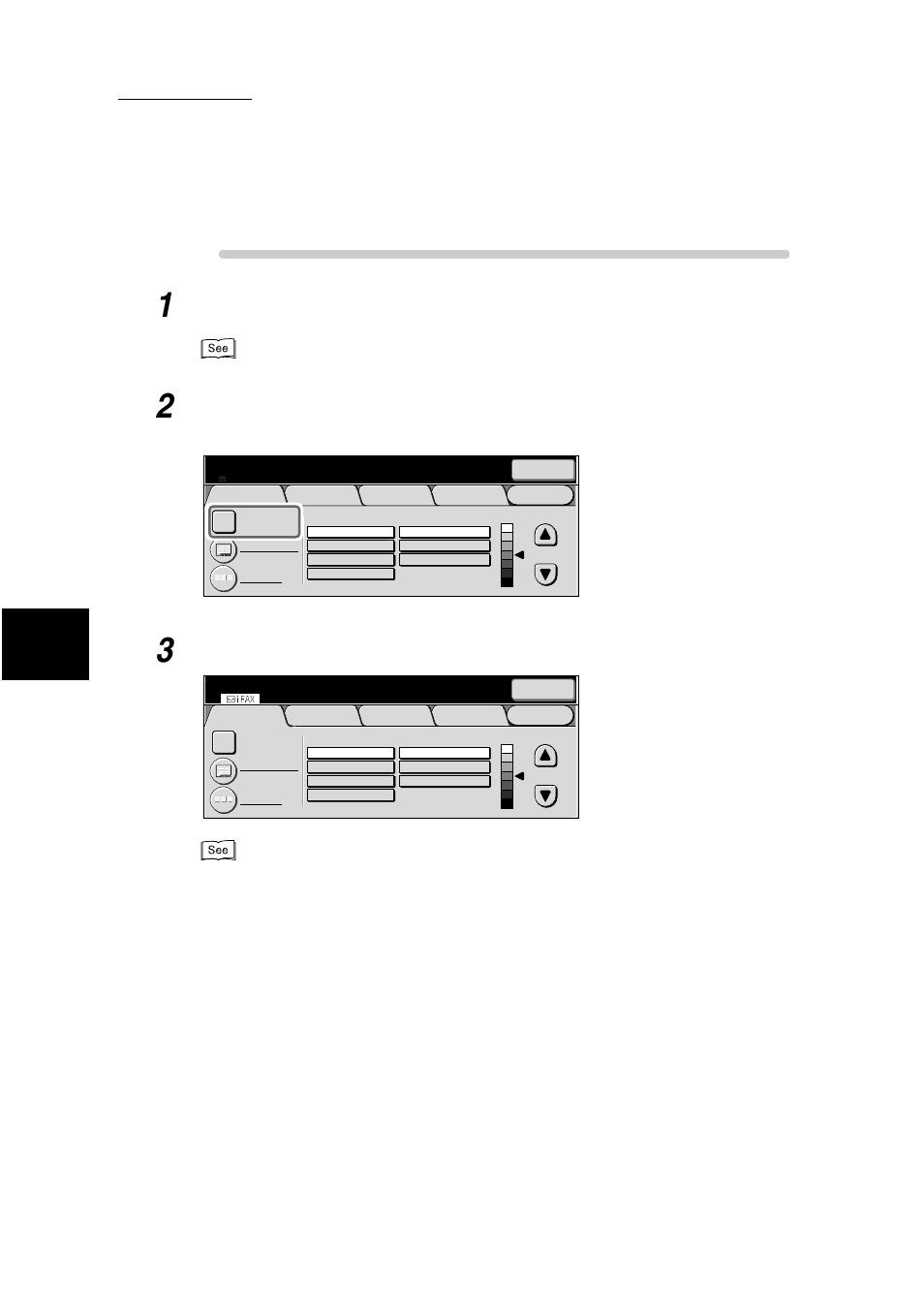 Procedure, Load the original, Configure the features if necessary | Using the in te rn et to send and receive f axes | Xerox WorkCentre M24-3946 User Manual | Page 306 / 332