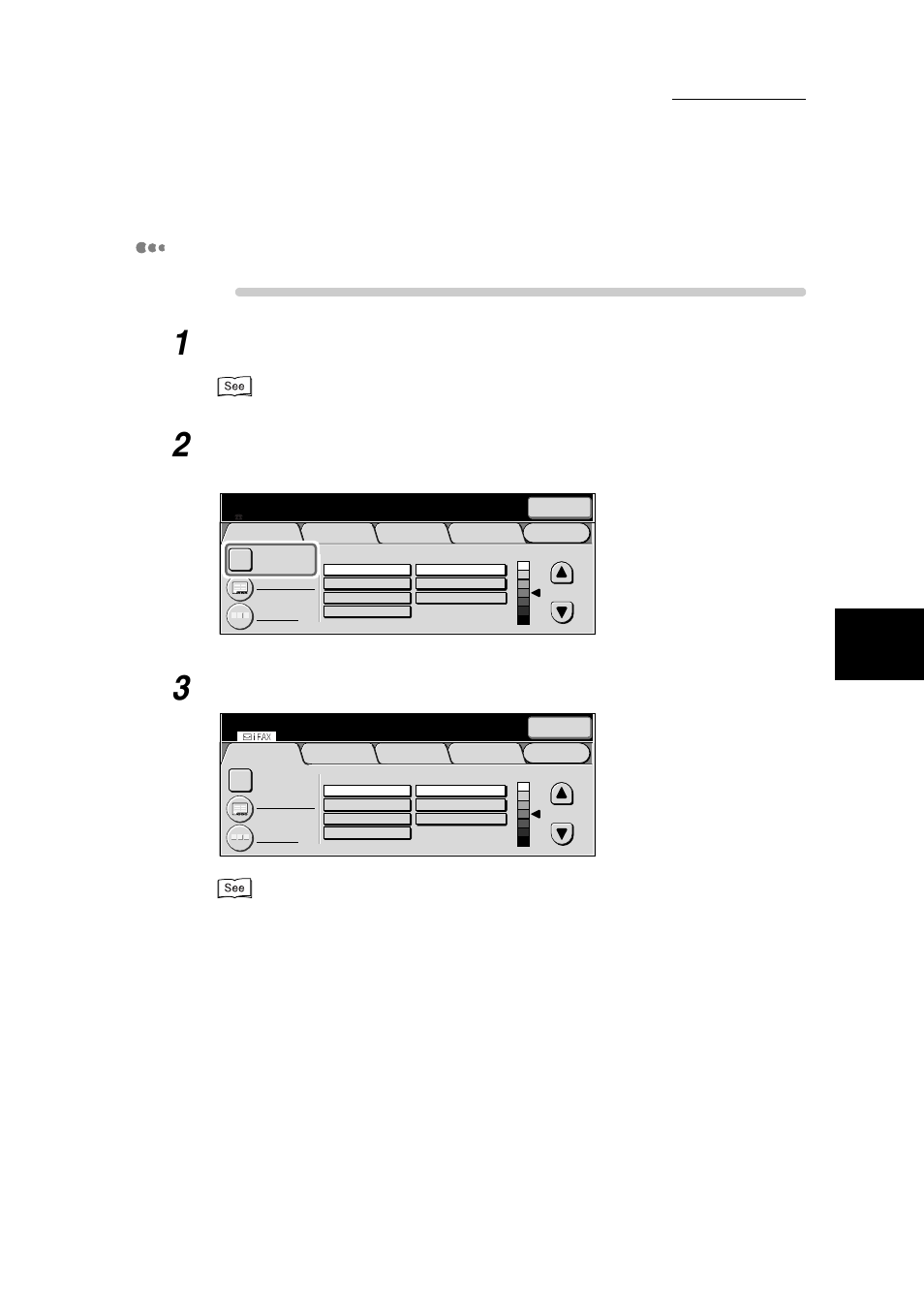 Using ifax with the machine procedure, Load the original, Configure the features if necessary | Using the in te rn et to send and receive f axes | Xerox WorkCentre M24-3946 User Manual | Page 309 / 332