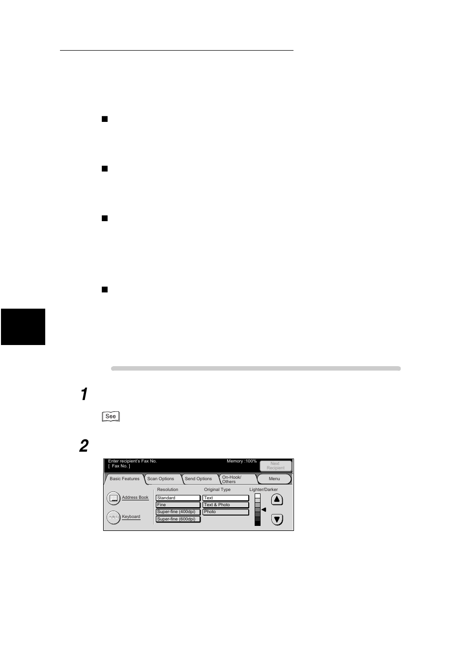 Procedure, Load documents, Display the fax screen | Xerox WorkCentre M24-3946 User Manual | Page 74 / 332