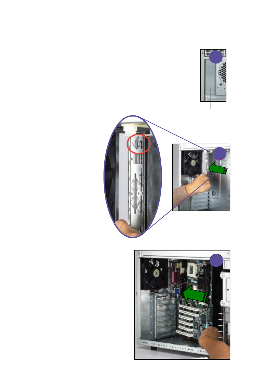 3 installing the motherboard | Asus 5U Tower Chassis Kit AK35 User Manual | Page 22 / 46