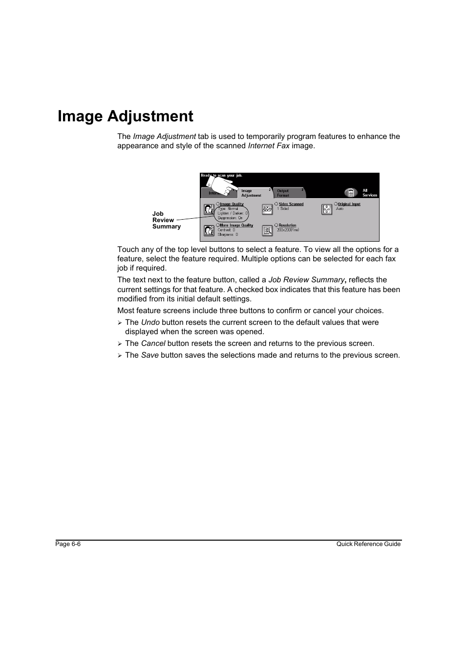 Image adjustment, Image adjustment -6 | Xerox WorkCentre M165-M175-3093 User Manual | Page 120 / 196