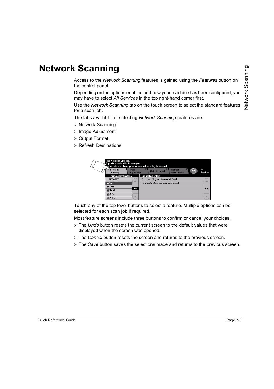 Network scanning, Network scanning -3, Network s cannin g | Xerox WorkCentre M165-M175-3093 User Manual | Page 133 / 196