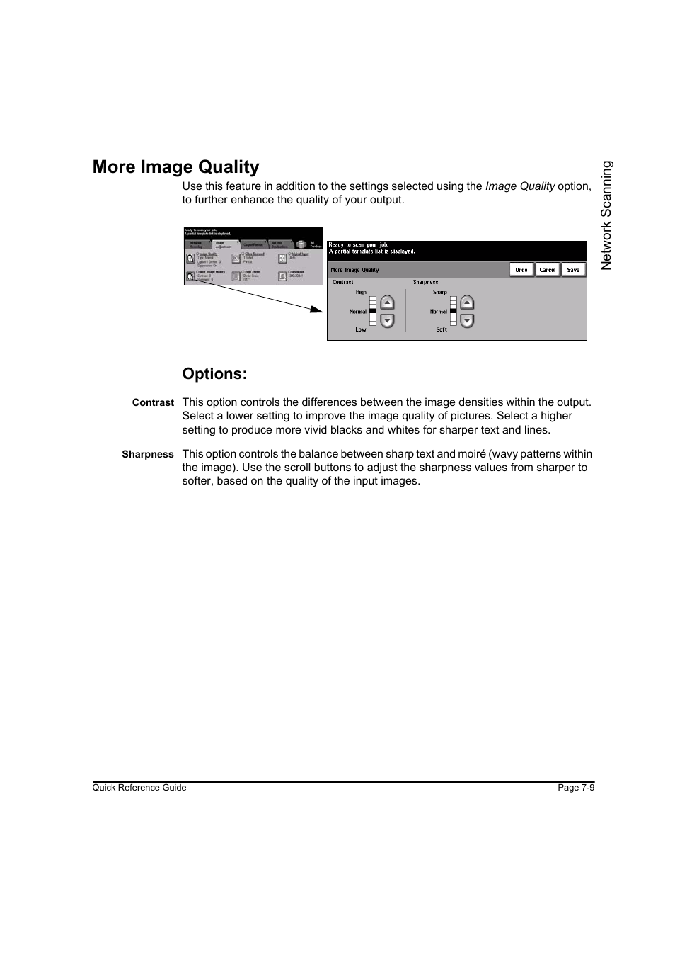 More image quality, Options, More image quality -9 | Xerox WorkCentre M165-M175-3093 User Manual | Page 139 / 196