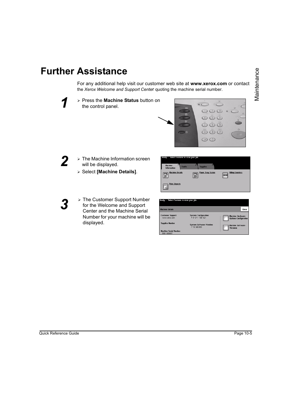 Further assistance, Further assistance -5 | Xerox WorkCentre M165-M175-3093 User Manual | Page 179 / 196