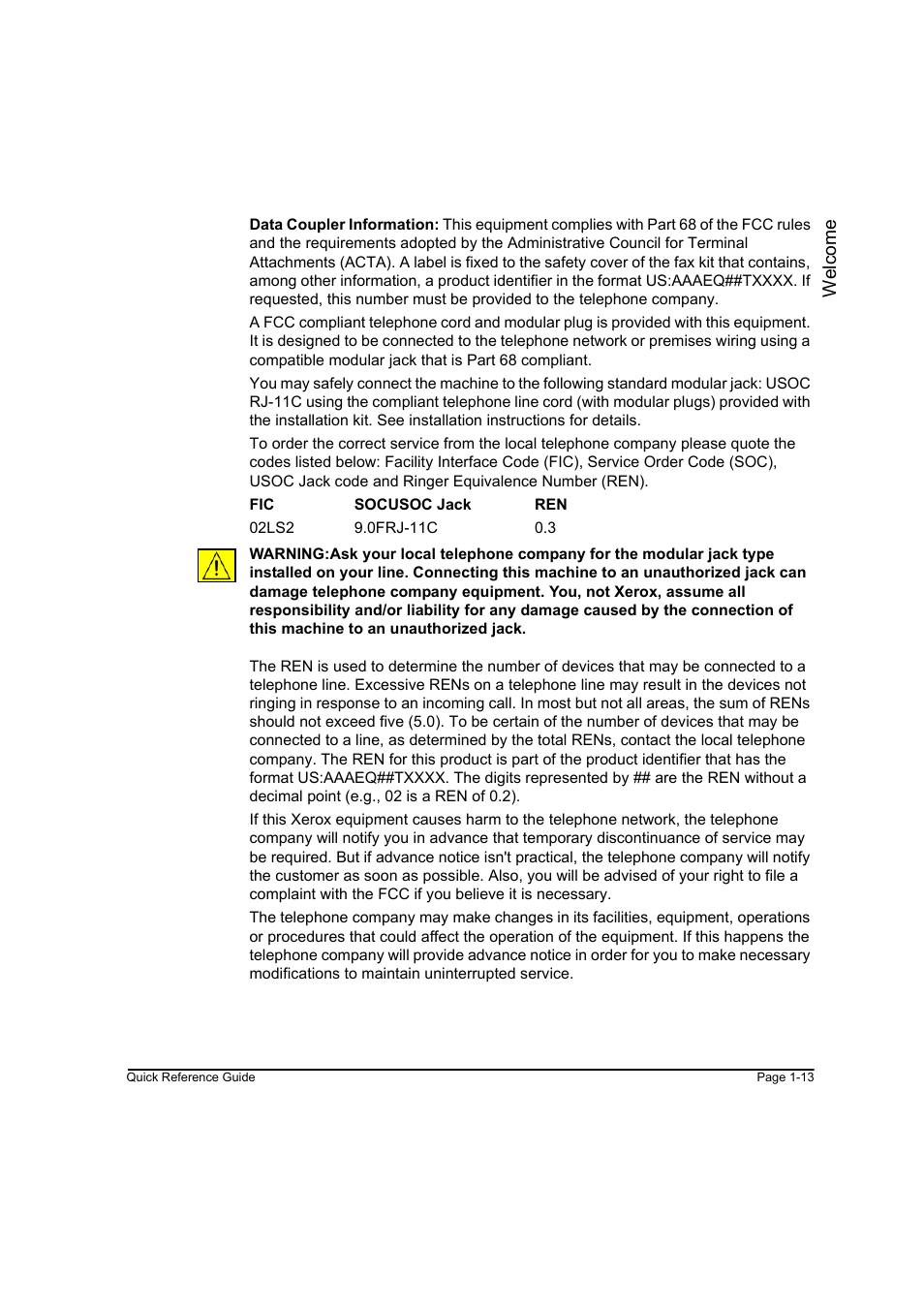 We lcom e | Xerox WorkCentre M165-M175-3093 User Manual | Page 21 / 196