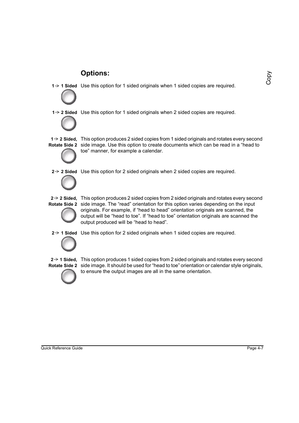 Options, Co py | Xerox WorkCentre M165-M175-3093 User Manual | Page 55 / 196