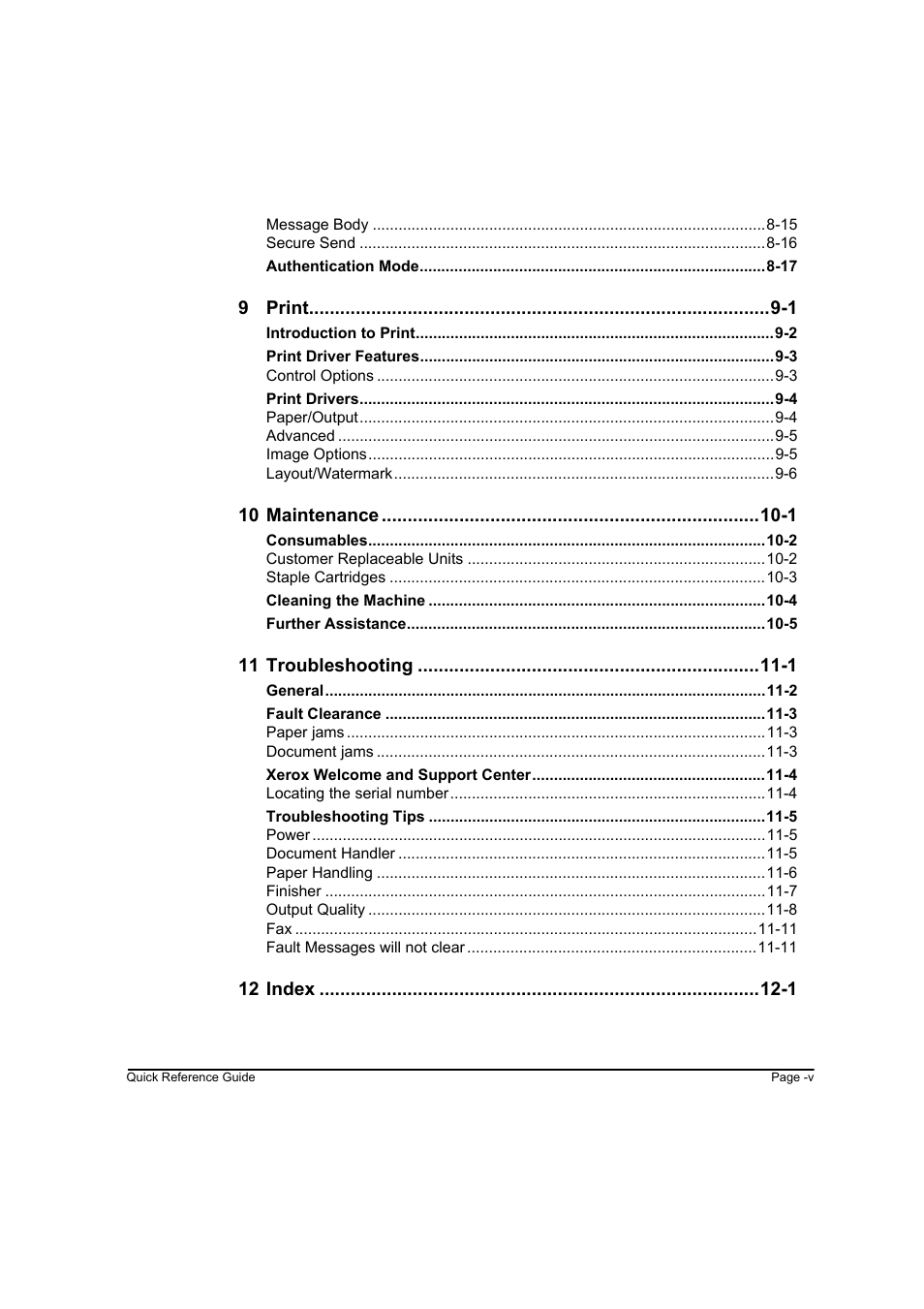 Xerox WorkCentre M165-M175-3093 User Manual | Page 7 / 196