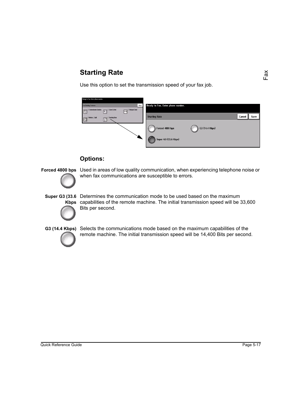 Starting rate | Xerox WorkCentre M165-M175-3093 User Manual | Page 97 / 196