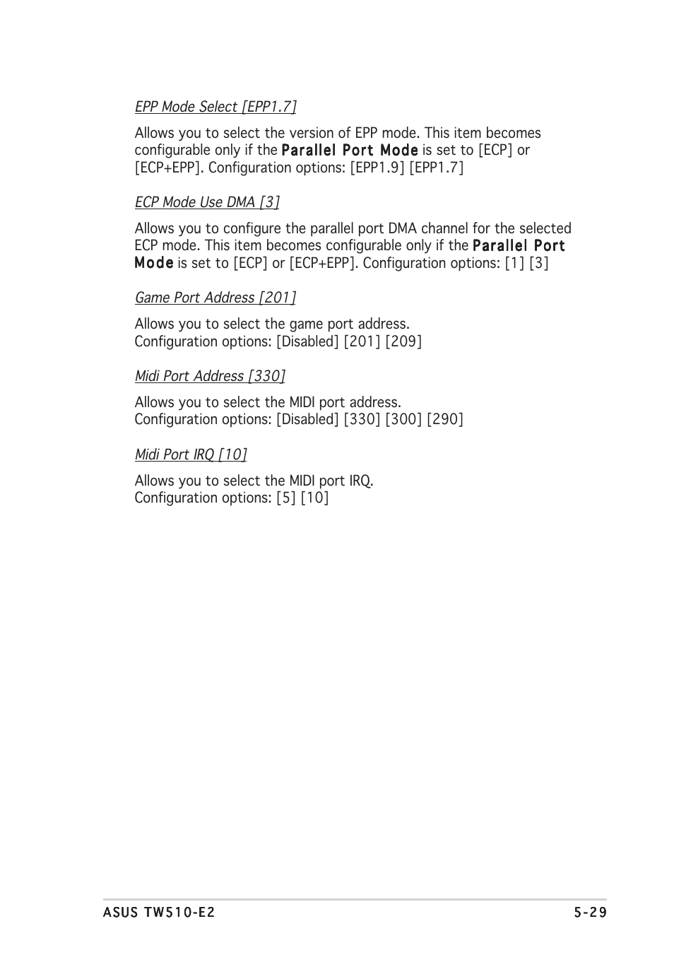 Asus TW510-E2 User Manual | Page 109 / 162