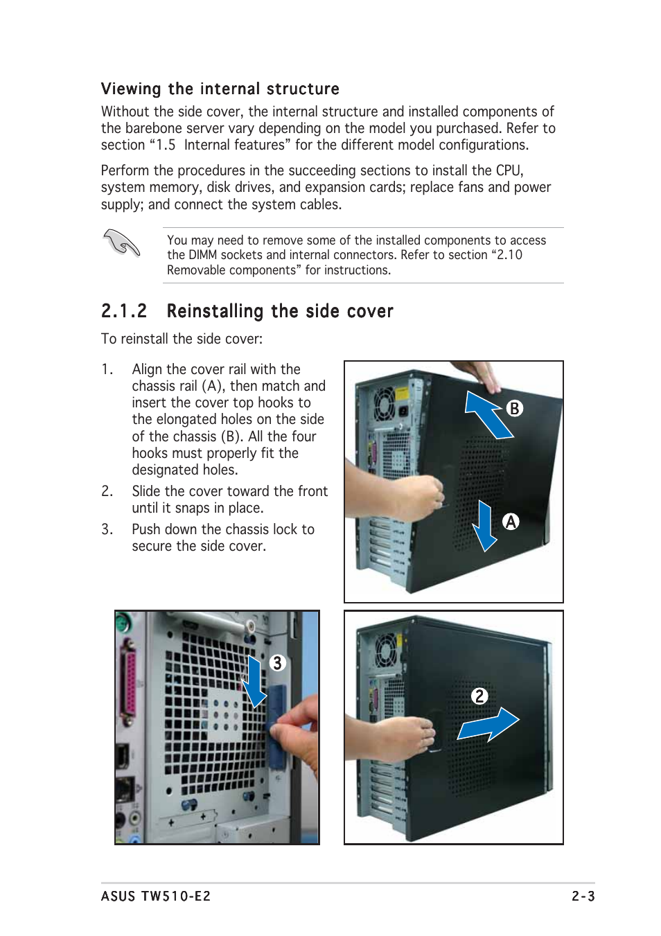 Asus TW510-E2 User Manual | Page 21 / 162