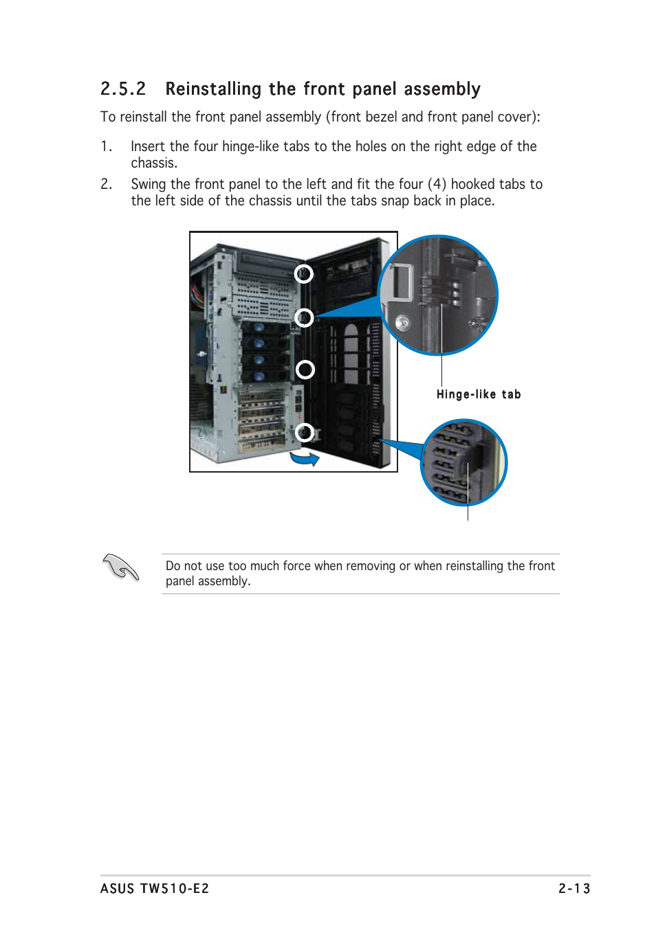 Asus TW510-E2 User Manual | Page 31 / 162