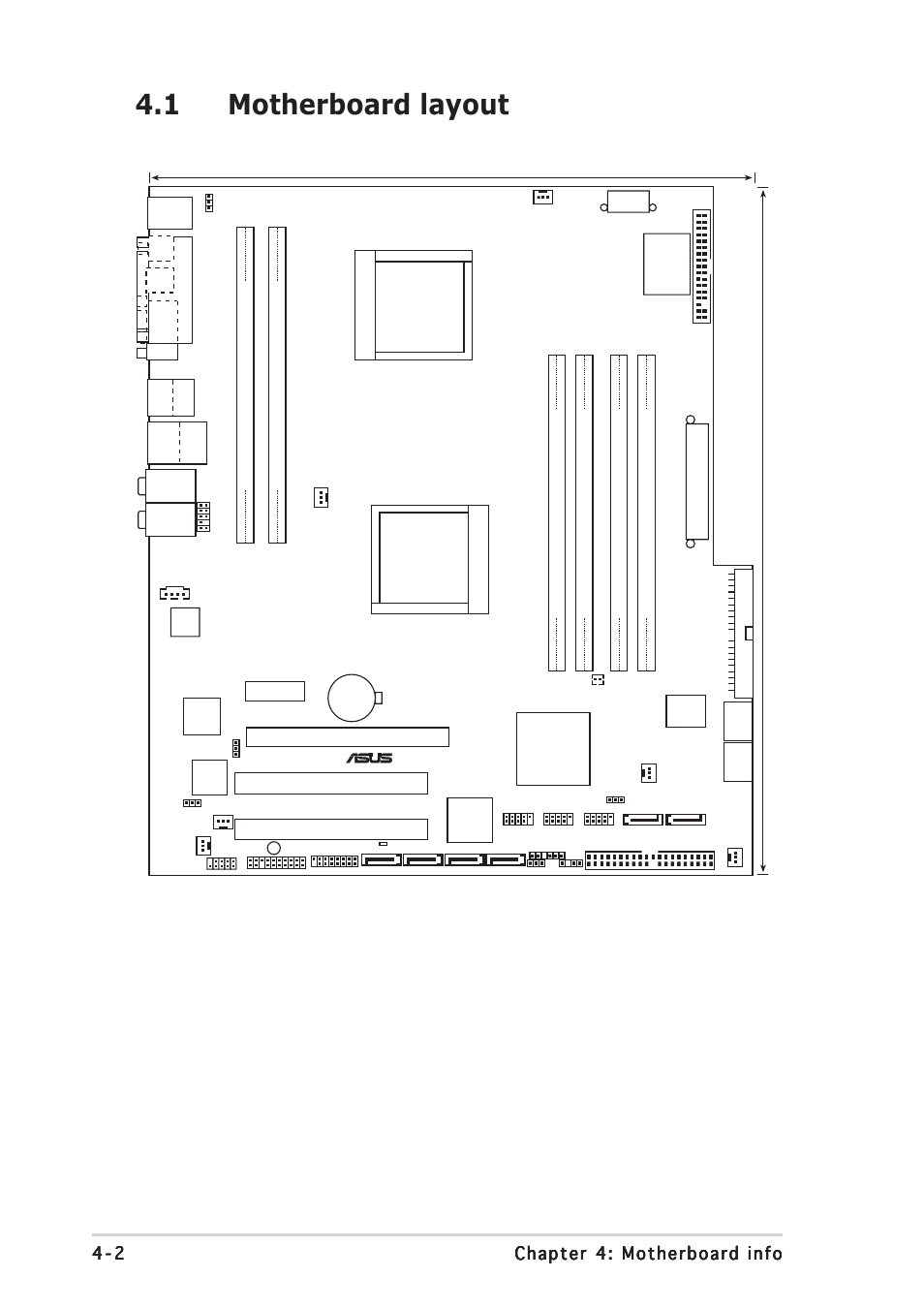 1 motherboard layout, K8n-dl, Atxpwr1 | Asus TW510-E2 User Manual | Page 66 / 162