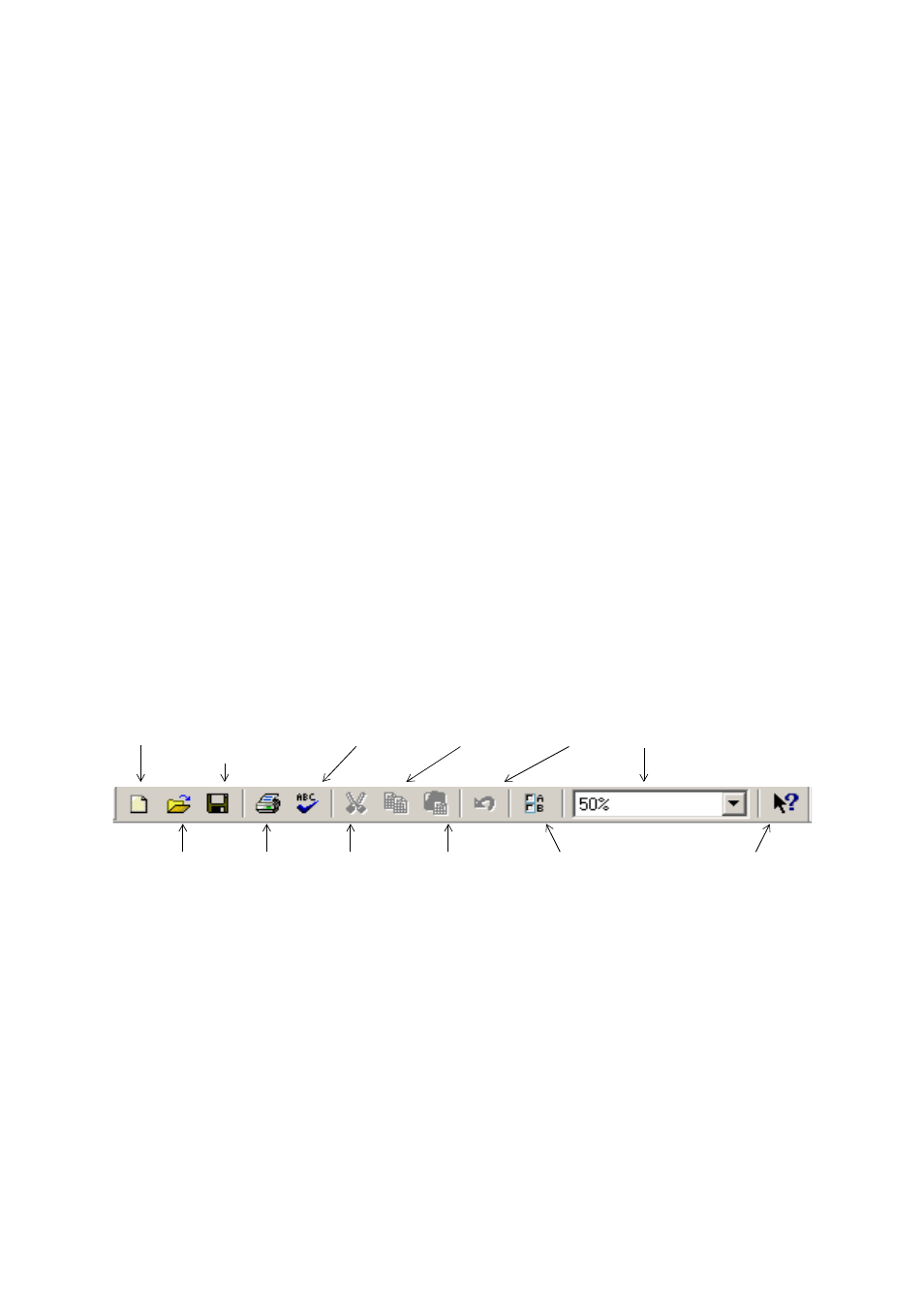 The standard toolbar, The menu bar | Xerox WorkCentre PE16-i-3113 User Manual | Page 25 / 96