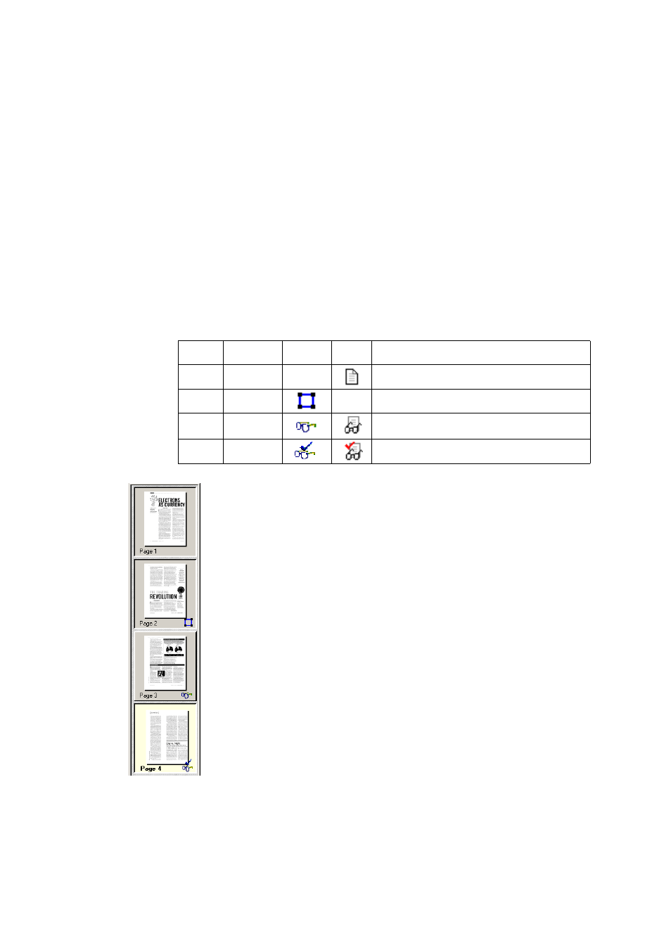 Managing documents, Thumbnail view, Anaging | Documents | Xerox WorkCentre PE16-i-3113 User Manual | Page 28 / 96