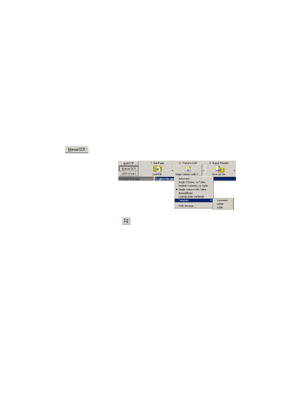 Processing documents manually, Rocessing, Documents | Manually | Xerox WorkCentre PE16-i-3113 User Manual | Page 44 / 96