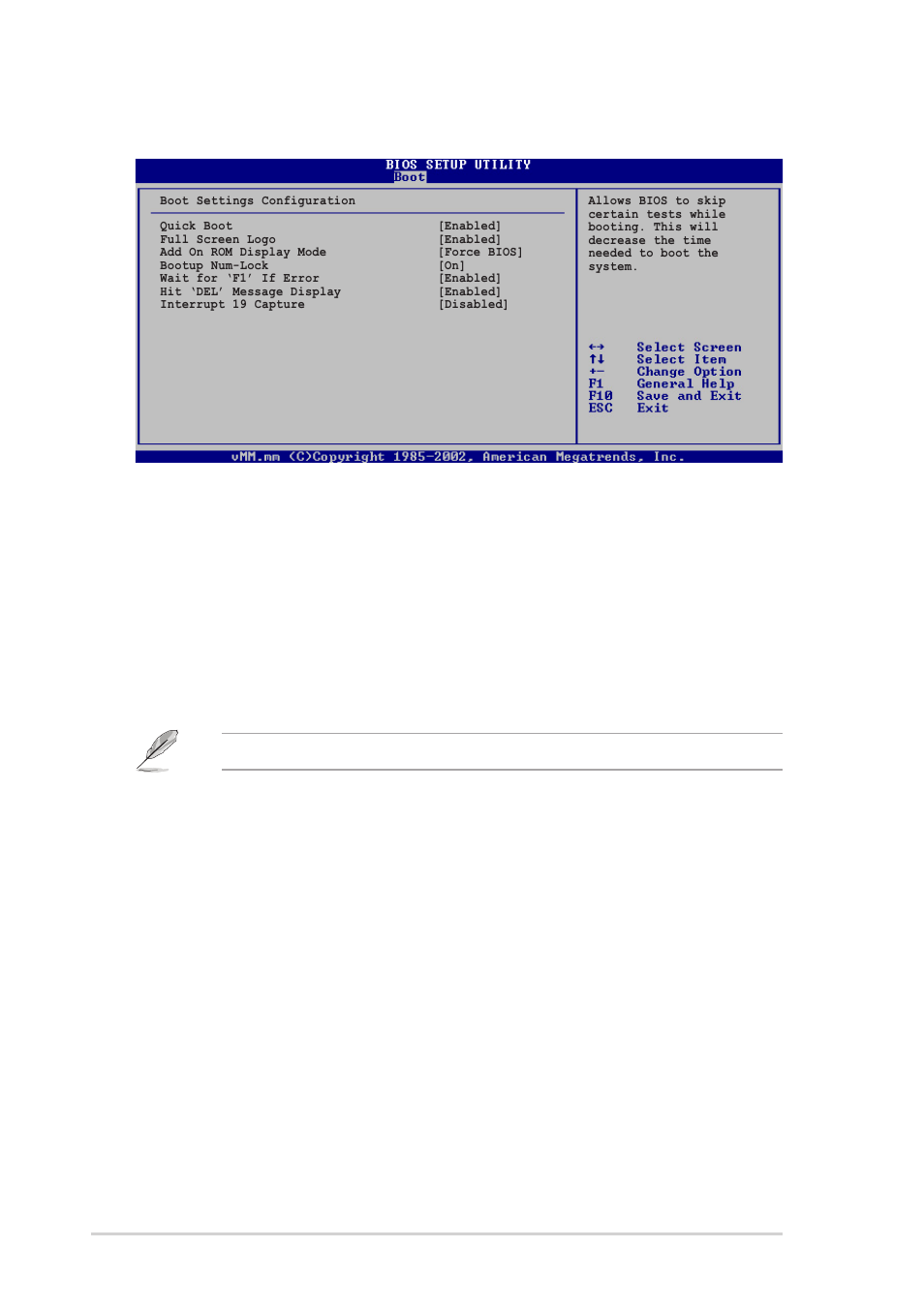 2 boot settings configuration, Add on rom display mode [force bios, Bootup num-lock [on | Wait for ‘f1’ if error [enabled, Hit ‘del’ message display [enabled, Quick boot [enabled, Full screen logo [enabled, 110 chapter 5: bios setup | Asus Terminator 2 Barebone System T2-R User Manual | Page 110 / 120