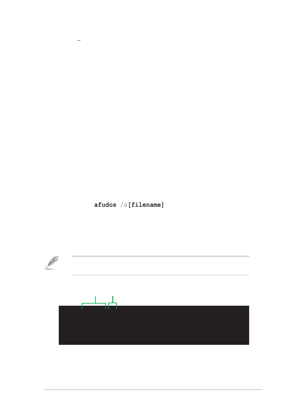 2 using afudos to copy the current bios, Windows, Xp environment | Asus Terminator 2 Barebone System T2-R User Manual | Page 83 / 120