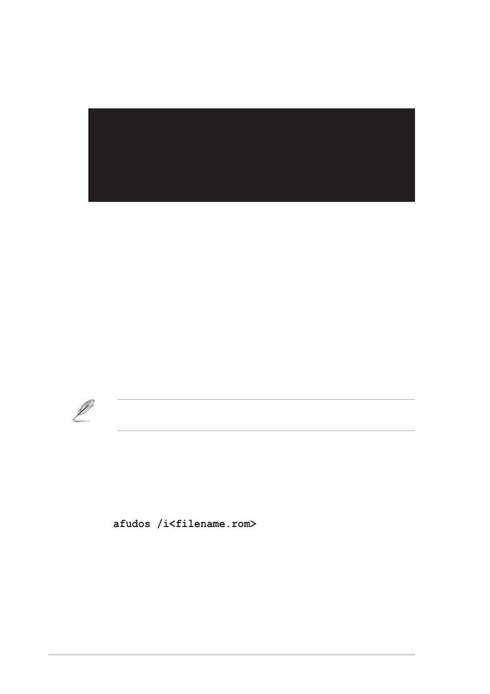 3 using afudos to update the bios | Asus Terminator 2 Barebone System T2-R User Manual | Page 84 / 120