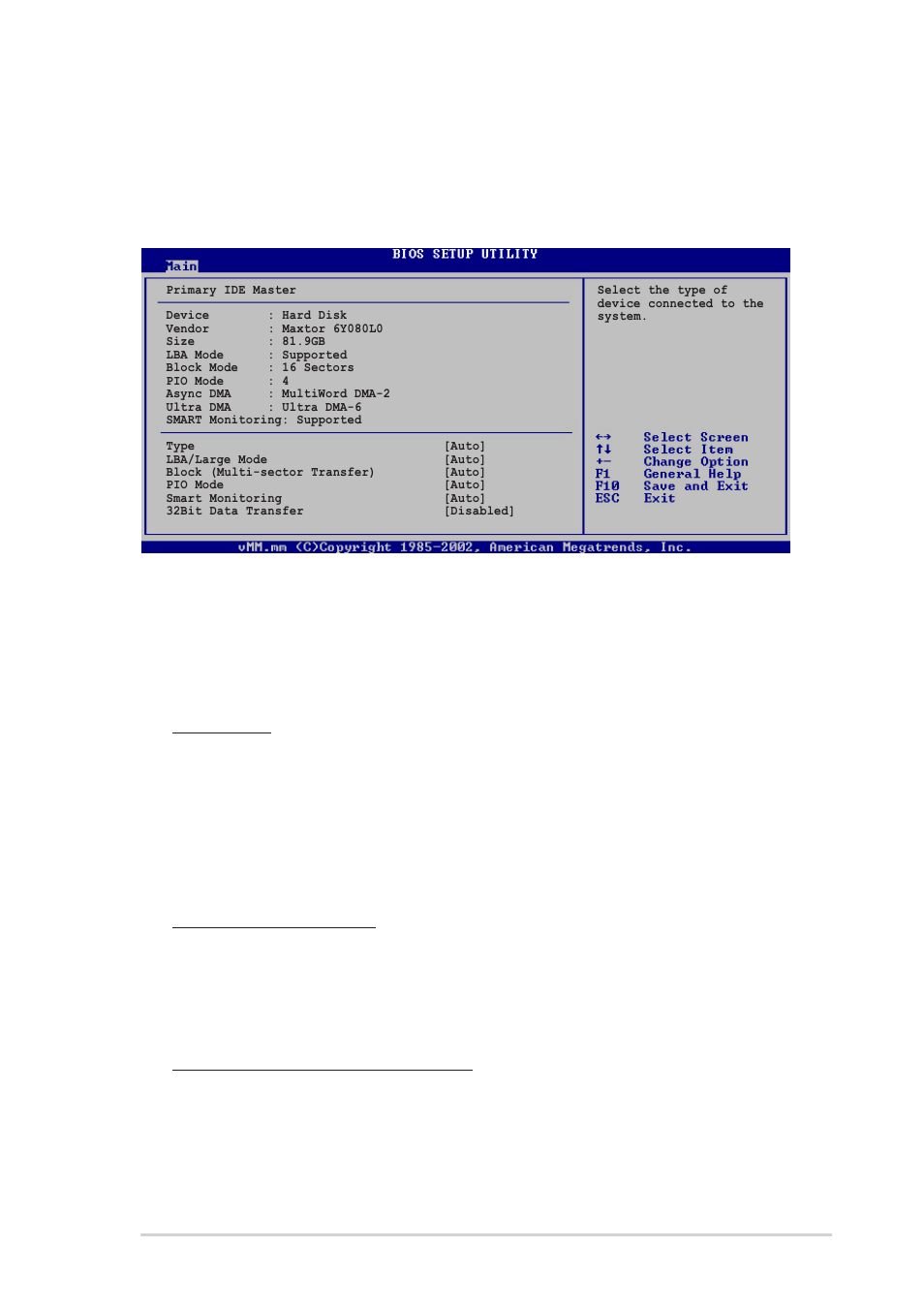 4 primary and secondary ide master/slave, 95 asus terminator 2 barebone system | Asus Terminator 2 Barebone System T2-R User Manual | Page 95 / 120