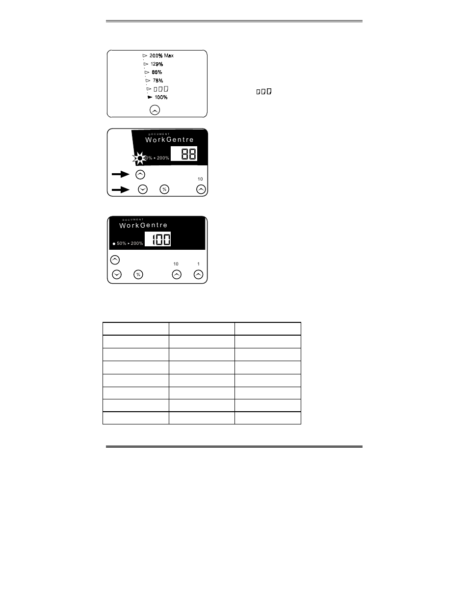 Reduction/enlargement | Xerox WorkCentre XD103f Digitaler Kopierer - Laserdrucker-10252 User Manual | Page 30 / 63