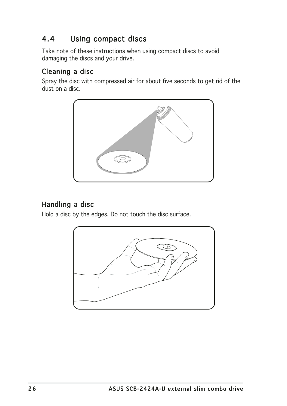 Asus External Slim Combo Drive SCB-2424A-U User Manual | Page 26 / 28